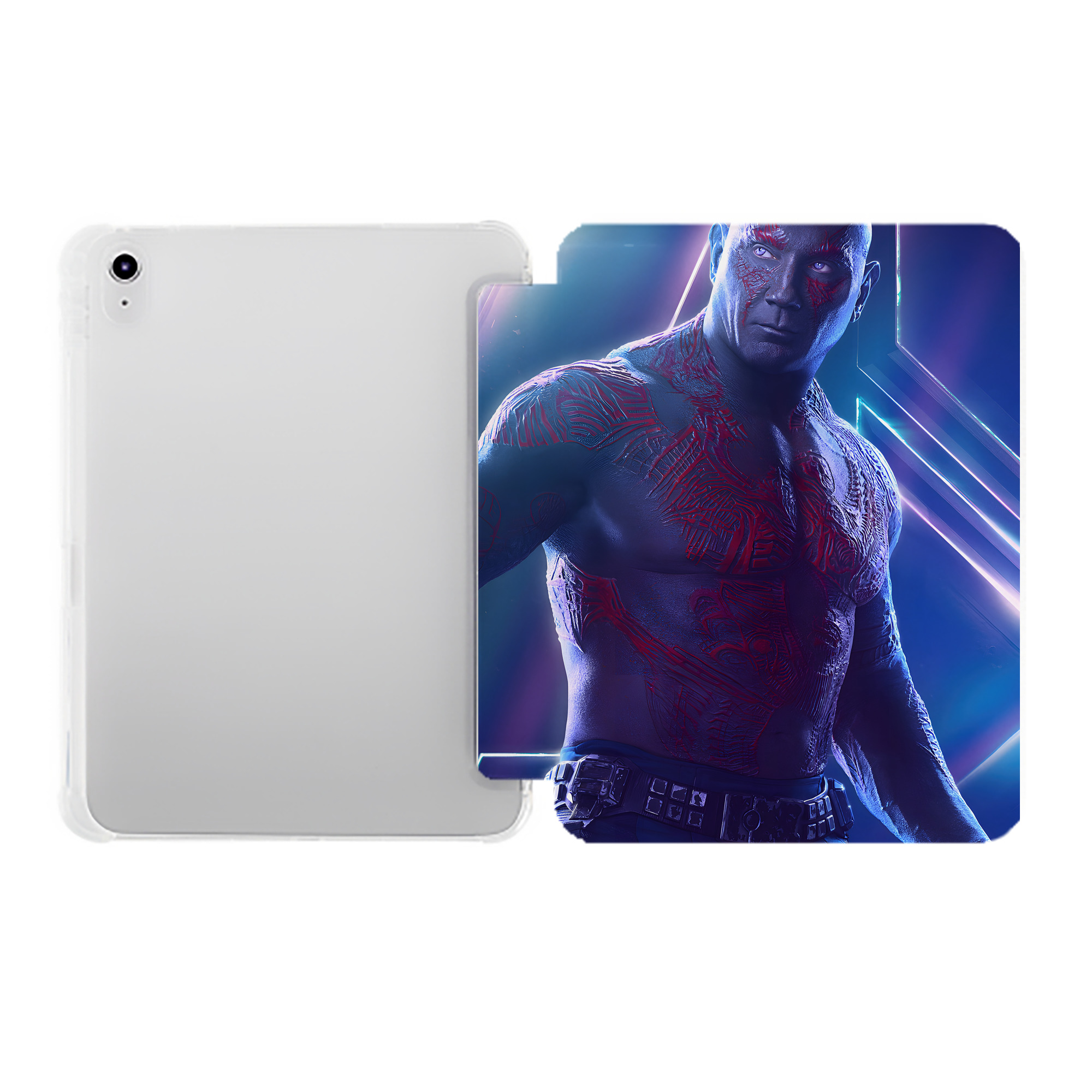 （画像用） アベンジャーズ The Avengers IPad ケース ペン収納付き 三つ折りスタンド PUレザー×シリコン 対応機種9.5/10.5/10.9インチ